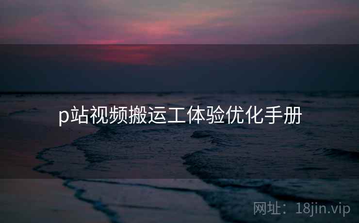 p站视频搬运工体验优化手册